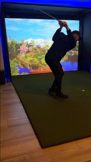 Forget the formal living area - build a REAL living area! #golfsimulator #golfsim #golf #garagegolf