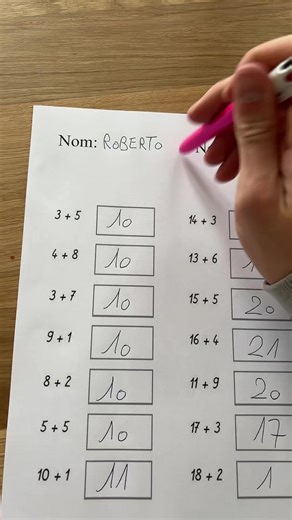 Correction de la copie d'un élève en ASMR