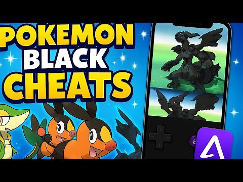 How to Add Cheats in Pokémon Black on Delta App (iOS) | Easy Guide + Cheat Codes PDF!