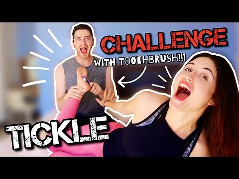 TICKLE FOOT CHALLENGE w/ Toothbrush!!!