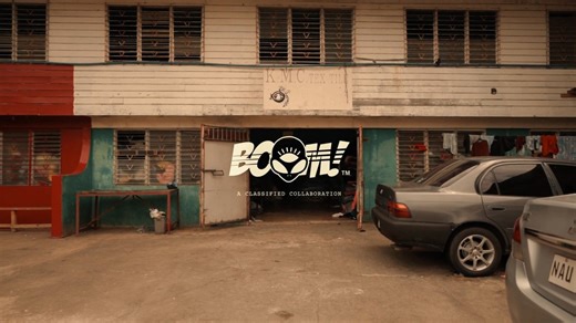 BOOM! CLOTHING on Instagram: "From scouting walls to digging through fabrics. Alien Nation and BOOM Clothing are moving underground. 👽 The lab is almost ready. 📡 AREA 51 opens Sept 20, 2025 🎥 @sunrisetosunsetfilming (@_heartheart222) #StormArea51Rizal"