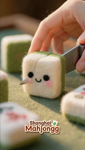 4.7K views · 46 reactions | The duality of mahjong: chaotic gameplay brain vs. fluffy cutting ASMR brain. Which one are you today? #mahjongtime #funnygaming #asmr | Shanghai Mahjongg | Facebook