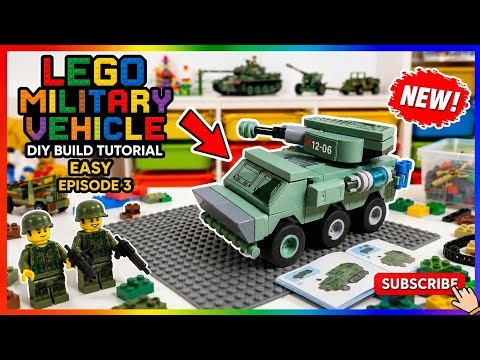 LEGO Military Vehicle Build 🚗 Easy DIY Tutorial | Episode 3