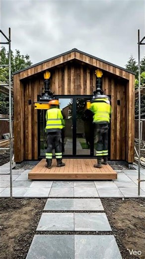 Modern Garden Retreat Build 🏡 From Backyard Dirt to Cozy Studio!