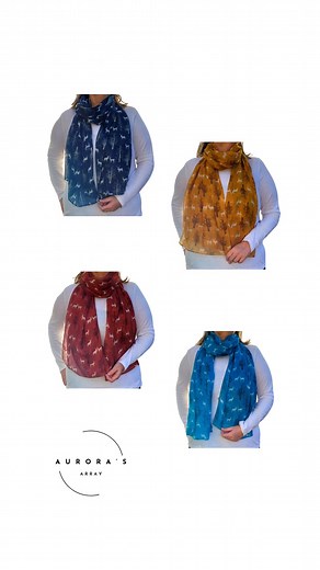 A little new arrival for today… I’ve just added the Winter Deer Scarf to the website and the colours came out beautifully. Soft, lightweight and perfect if you like a winter woodland print. You can see all five colours here: 👉 https://www.aurorasarray.co.uk/products/winter-deer-scarf If you’d like to keep up with the new bits I’m adding this week, feel free to follow the page. 😉 | Aurora's Array Fashion Accessories