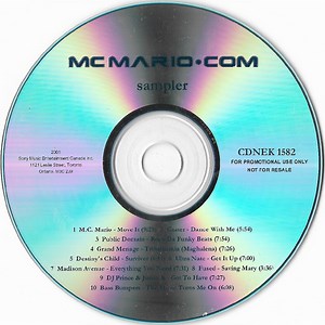 MC Mario – MC Mario.com Sampler (2001, CDr)