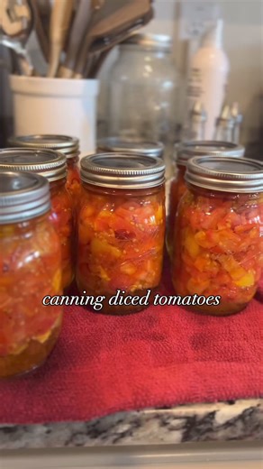 17K views · 253 reactions | Canning diced tomatoes is sooo simple!! I...