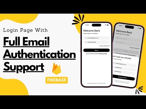 Login Page + Firebase Email Authentication + Email Verification | SwiftUI | Xcode | Part 1