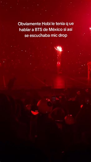 Hobi el mas orgulloso de México, y obvio que lo iba a estar si así se escuchaba Micdrop #fypシ゚ #BTS #jhope #mexico🇲🇽