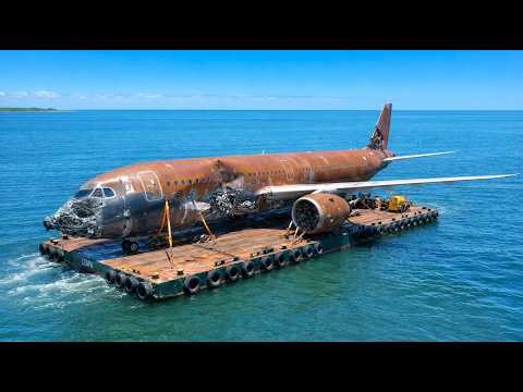 100 Year Old Abandoned Jet FULLY RESTORED | Airbus ACJ319neo | Most Satisfying Restoration Ever ASMR
