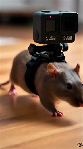 Rat Cam: Inside the Burrow With Its Family #rat #gopro #camera #rats