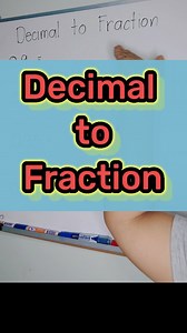 1.6K views · 87 reactions | Decimal to Fraction This is my way of converting decimals and fractions. I always let the kids know the different ways to solve and try to apply it in their worksheets and show what kind of way is better for them. I hope you like it. Thank you ka... | MATHenic by Teacher Marj | Facebook