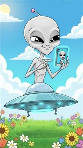 🌳 Souayah Alien Explores Human Park 👽 #shorts #AIAnimation #AlienShorts #FunnyVideo #CartoonShort