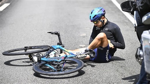 Highlights: Crashes at Tour de France 2025