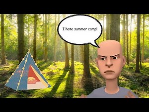 Classic Caillou misbehaves at summer camp/kicked out of summer camp/grounded S3 E31
