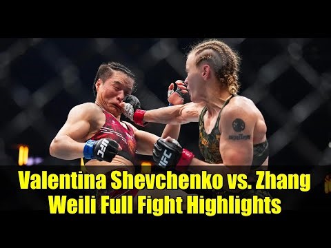 Valentina Shevchenko vs. Zhang Weili Full Fight Highlights | UFC 322