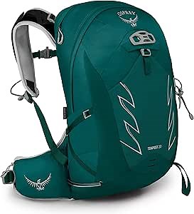 Osprey Tempest 20L Women's Hiking Backpack with Hipbelt, Jasper Green, WXS/S