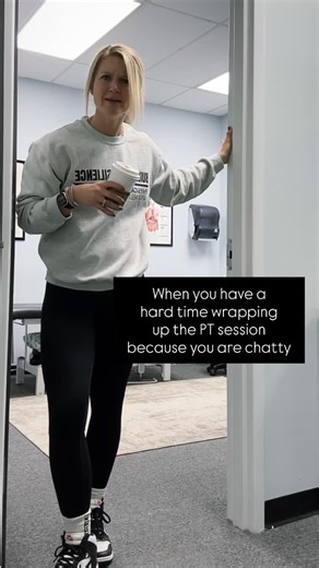 Jenna Maag, DPT, CIDN | Physical Therapist on Instagram: "We like to yap around here, sorry not sorry 😜 We love getting to know our patients and we consider many of them our friends! We love socializing and are a bit more extroverted over here, so be prepared for us to chat 💬 Don’t shy away from us if you are more introverted. We can tell your personality type and will tone down the talking if we get the vibes that you just want to be quiet 🤐😉 You won’t hurt our feelings! Ready to address th