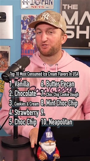 Top 10 Most Consumed Ice Cream Flavors In America! | The Makeshift Project