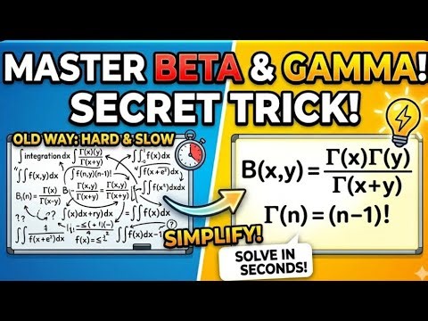 Integration HACK JEE #BETA AND GAMMA FUNCTION