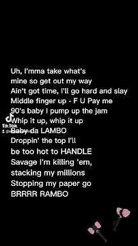 BLACKPINK Boombayah English Rap Lyrics- Lisa