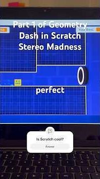 Part 1 Of Geometry Dash in Scratch!