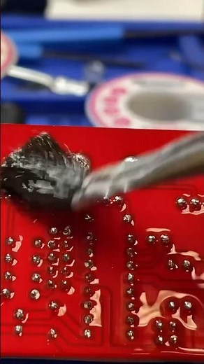 Remember To Clean Flux Off The PCB After The Repair or Assemble Process!