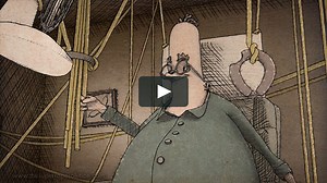 The Super Rope Solution, Animation About a Lazy Man Who Buys a Rope System to Do His Bidding