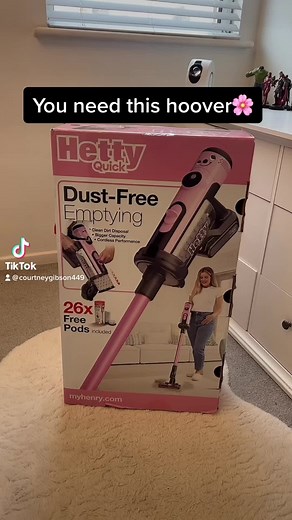 YOU need this Hettyquick in your life 🌸 #hettyquick #hettycordless#foryou#fyp#gemsergemser🗿👍 #genshinimpact34 #viral#hoover#review#unboxing#cleanin #carpetcleaning#housedecor#pinkobsessed #pinkhoover#hettyquick #hettyhoover