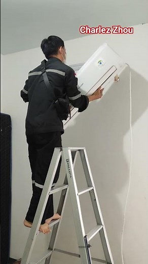 Panduan Lengkap Cara Pasang Unit Indoor AC Split untuk Pemula #CaraPasangAC #DIYAC #viral #ac #diy