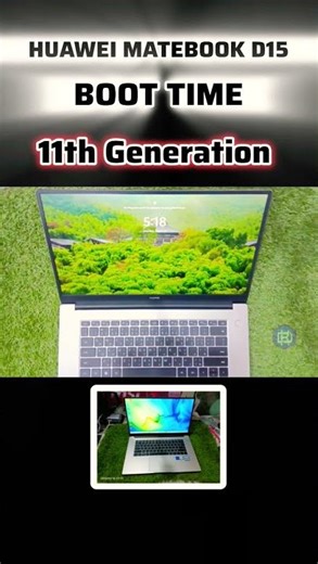 Huawei MATEBOOK D 15 Windows 11 Fastest Boot Time #shortsvideo #shortsfeed