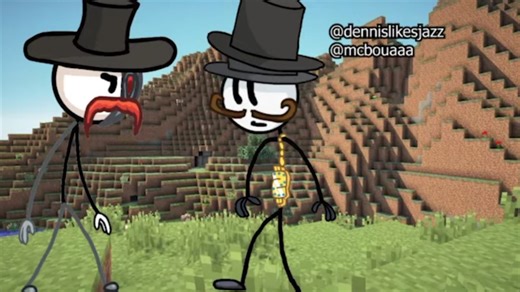 【转载/无中文字幕】 Right hand man和Reginald在我的世界