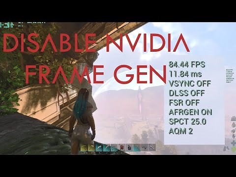 ARK Ascended - Disable Nvidia Frame Gen + Fix Resolution Scaler (4K HDR)