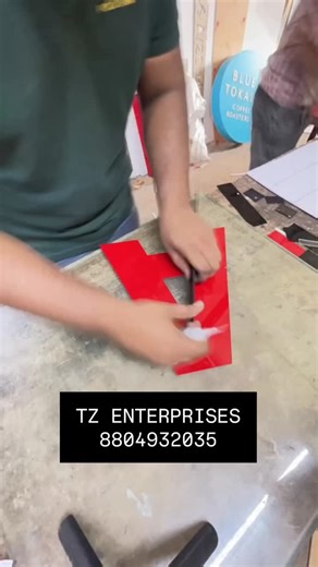 3D acrylic letter 😍 #acrylic #3D #letter #artwork #art #hardwork #viral #video #reels #reelsinstagran #trendingreels #trending #instagram #explore #support #share #like #follow | Tz Tz