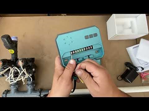 HiOazo 4-Zone Controller Wiring Demo - How to Connect Sprinkler Valves Step-by-Step #sprinklersystem