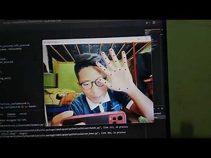 Computer Vision - program Hand Tracking di Visual Studio Code