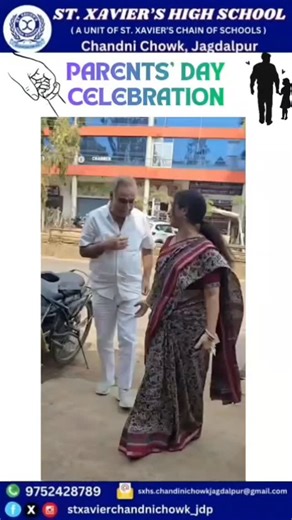 St. XAVIER'S HIGH SCHOOL, CHANDNI CHOWK, JAGDALPUR on Instagram: "Parents’ Day Celebration 🌸👨‍👩‍👧‍👦✨ Today, our school joyfully celebrated Parents’ Day with great enthusiasm and warmth. The event was organized to honor the unconditional love, support, and guidance of parents in shaping their children’s lives. The celebration included exciting games where parents participated wholeheartedly, creating fun and laughter all around. Inspiring speeches by students and teachers beautifully express