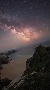 213K views · 8.3K reactions | Watching the tide come in and the Milky Way above was incredible ✨ An absolutely beautiful night last night on the coast of Cornwall. The conditions were perfect, so I thought I'd recreate my most viral video of last year! There wasn't any airglow this year, and the tide was coming in instead of going out. I think I prefer the newest version  #milkyway #timelapse #nightphotography #cornwall #uk | Aaron Jenkin Photography | Facebook