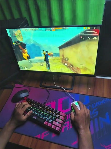 CS Custom Op Clutch Power Of Keyboard⌨️And Mouse🖱️ With Handcam