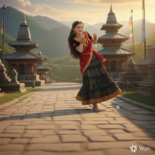 Aunti Lover / AI baby dance video