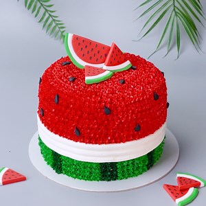 9.8K views · 386 reactions | Yummy Watermelon Cake Recipes | Yummy Cookies | Facebook