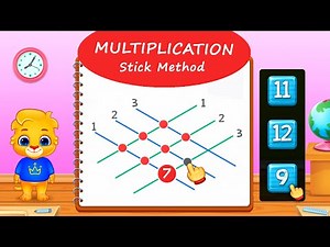 123 Math Multiplication #3 - Learn Stick Multiplication with Lucas and Ruby | RV AppStudios Games