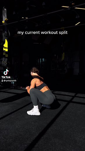 my current workout split 🤎 #gymtok #fittok #girlswholift #workoutsplit #workoutschedule
