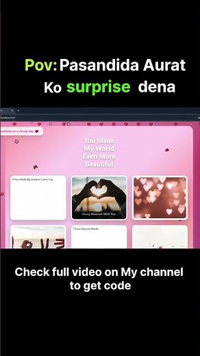 Impress Your Crush with THIS Website! 🤯#coding #trending #viralvideo #viralshort