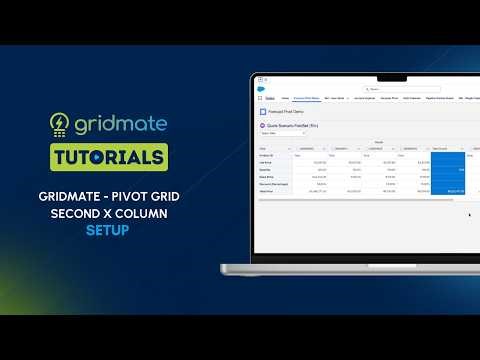GridMate - Pivot Grid - Second X Column