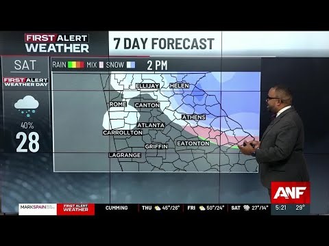 FIRST ALERT FORECAST: Dry today; Snow expected Saturday