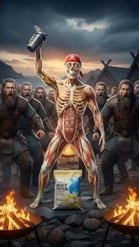 What if you had sold protein powder to the Vikings? #fitness #science #history #shorts