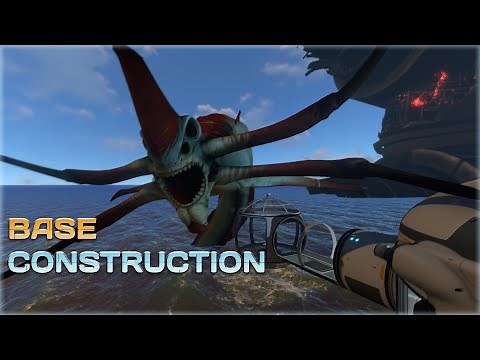 Subnautica Base Construction: Reaper Leviathan Observatory (Crash Zone)