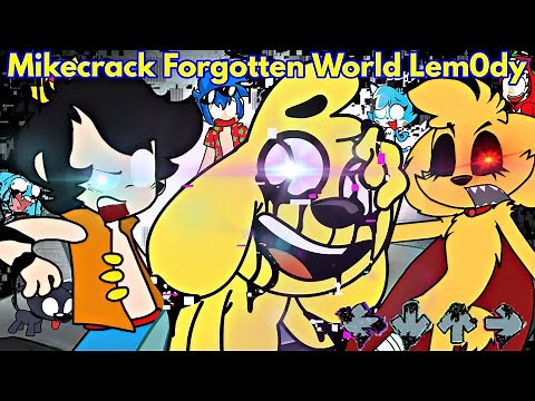 Friday Night Funkin' Vs Forgotten World Lem0dy Mix MikeCrack | Trollino (FNF/Mod/Pibby + Cutscene)