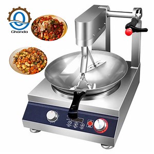 [Hot Item] Industrial Restaurant Kitchen Stir Fryer Fried Rice Electric Gas Wok Smart Commercial Automatic Cooking Robot Cooker